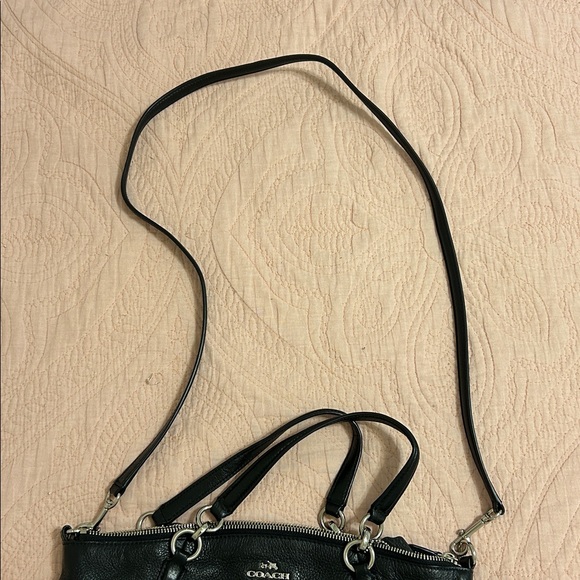 Coach Black Leather Shoulder Bag - Picture 9 of 9